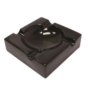 Cenicero de Aluminio Negro para Cigarros, Resistente al Calor, para Uso en Interiores y Exteriores, Diseño Moderno Estilo Americano, Calidad Premium - Product Image 3