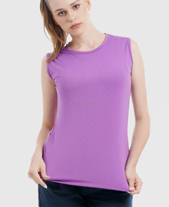 T-shirt femme en tissu Oxford de haute qualité, col rond boutonné, personnalisé, écologique, motif uni, impression numérique, séchage rapide - Product Image 1