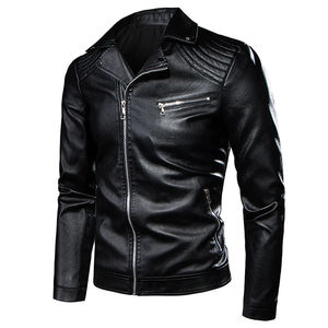 <b>SMART</b> SHINE ENTERPRISES <b>Men</b> Soft Premium Leather <b>Jacket</b> Full Zip Casual Comfortable Durable Regular Fit Classic Winter Quick Dry - Product Image 1
