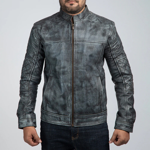 Chaqueta de Cuero para Hombre, Nueva Chaqueta de Cuero PU Casual para Motocicleta, Ropa de Moda - Product Image 2