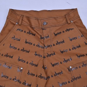 Pantalones Anchos Estampados Heirs & Christ, Cintura Alta, Corte Holgado, Casuales para Mujer, con Bolsillos, 100% Algodón - Product Image 5