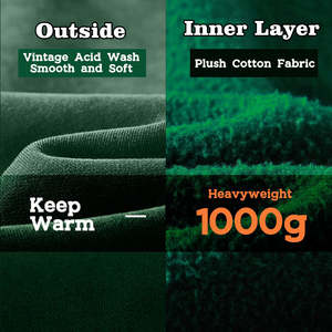 Sweat-shirt à capuche zippé pour homme, chaud et confortable, avec cordon de serrage réglable pour la mode hivernale - Product Image 6