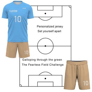 Wholesale Custom Size Breathable Lightweight Men's Soccer Uniform Short Sleeve Sustainable Soccer Wear - Product Image 6