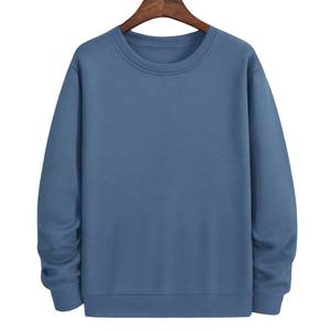 Mens Cotton Unisex Crewneck Sweatshirt Men O Neck Printed Soft Breathable Casual Wear Private Label Supplier - Product Image 1