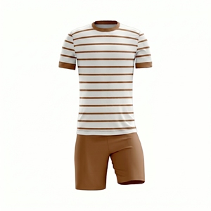 Nouveauté : Ensemble de maillots de football respirants et à séchage rapide, unisexe, pour équipes, avec logo personnalisé, OEM - Product Image 1
