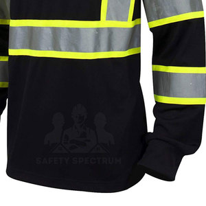Wholesale <b>Men's</b> Polyester Breathable Reflective Long Sleeve Neck High Visibility Fluorescent Safety Customized <b>Overalls</b> Digital - Product Image 2