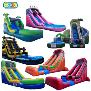 Moonwalks Blow up Commercial Waterslide Pool Blow up Inflatable Water <strong>Slide</strong> for Kid Big Adult <strong>Large</strong> - Product Image 4