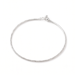Divyoro TWISTED WIRE-SNAKE SILVER PAYAL - Product Image 1
