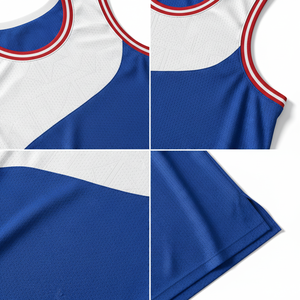 Uniforme de Entrenamiento de Baloncesto de Fábrica OEM, 100% Poliéster, Transpirable, Duradero, Malla sin Mangas, Personalizado con Nombre del Equipo - Product Image 4