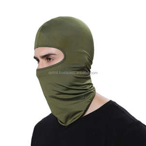 Balaclava de ski rayée personnalisée en gros, masque thermique à impression intégrale, respirant, imperméable, 100% polyester - Product Image 3