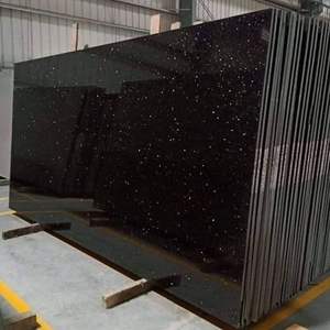 Baldosas y Losas Grandes de Granito Negro Natural Pulido, Diseño Moderno para Pisos de Cocina, Comedor, Sala de Estar y Baño - Product Image 1