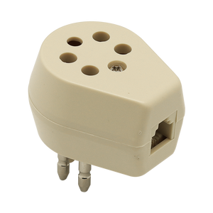 อุปกรณ์เสริมอิเล็กทรอนิกส์ Belgium อะแดปเตอร์โทรศัพท์ ABS งาช้าง - Product Image 4