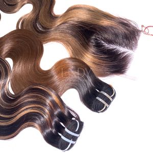 Producto estrella 2025: Paquetes de cabello virgen ondulado natural y cierres para hacer pelucas con cabello vietnamita auténtico - Product Image 2