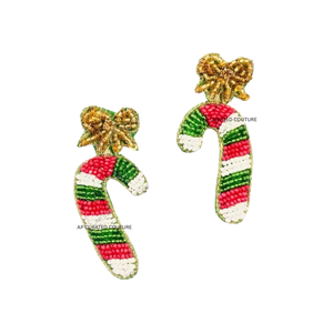 Pendientes de Caramelo con Pedrería Personalizados y a la Moda, Joyería Navideña, Regalos Hechos a Mano, Suministros para Manualidades DIY - Product Image 1