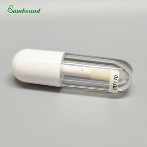 Best Quality 5ml Capsule Shaped Lip Gloss Packaging PET Clear Tube With Screw Cap For High-End Cosmetic Products Wholesale Price - Product Image 2