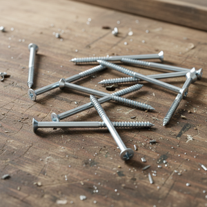 Zinc Plated & Black Oxide Carbon Steel <b>Screws</b> - <b>Flat</b> Countersunk Pan Head Coarse Thread - Product Image 1
