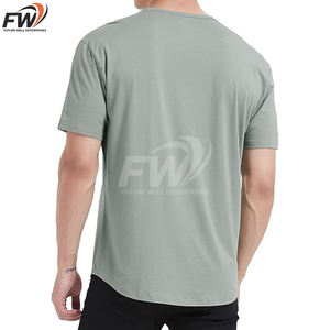 T-shirts pour hommes OEM, style unique, respirants, vêtements décontractés, 100% coton, coupe régulière, col rond, personnalisables, confortables, séchage rapide - Product Image 5