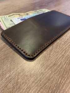 Sistema de Sobres para Efectivo de Cuero Genuino a Precio de Fábrica, Venta al por Mayor, Pedidos a Granel, Monedero con Logotipo Grabado Personalizado LCE-0034 - Product Image 2