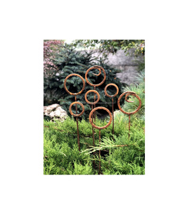 Estacas de jardín de acero con recubrimiento en polvo para soporte de plantas de vivero, suministros de jardín resistentes a la intemperie - Product Image 3