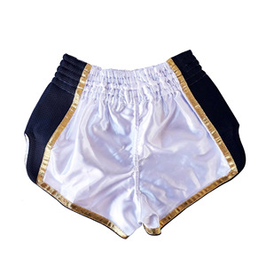 Pantalones Cortos de Muay Thai Hechos a Medida, Ropa de Combate Premium con Logotipo de Marca, Producción en Fábrica OEM para Compradores Mayoristas - Product Image 6