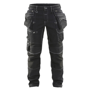 Pantalon de travail robuste avec poche porte-outils, genouillères renforcées CORDURA, pour charpentier, construction, vêtements de travail, pantalon cargo utilitaire - Product Image 1