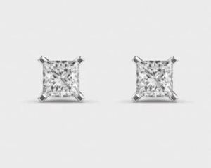 Boucles d'oreilles clous en diamant haute clarté pour mariage, usage quotidien haut de gamme, idéales pour offrir en cadeau de mariage, au meilleur prix auprès du fournisseur - Product Image 2