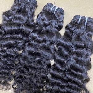 Lots de Cheveux Indiens Purs de Temple, Vierge, Non Traités, Provenant d'un Donneur Unique, Cuticules Alignées - Product Image 1