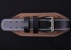 Ceinture de musculation réglable unisexe en cuir de haute qualité avec logo personnalisé pour entraînement intensif et levage de poids - Product Image 3