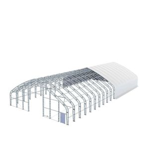 TMG DT6000 Pro Series - Telo di copertura in PVC resistente da 32 once per tettoia di stoccaggio a doppia tralicciatura da 60 piedi, disponibile anche nelle lunghezze da 80, 100 e 120 piedi - Product Image 5