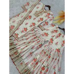 ชุดพรอมสุดหรูเสื้อปาร์ตี้สวยกับชุดหรูหรา dupatta - Product Image 4