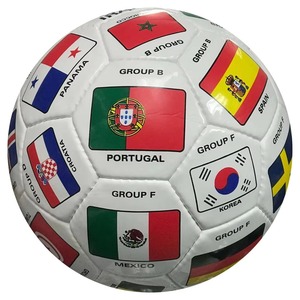 Ballons de football officiels thermocollés personnalisés taille 5, en nylon professionnel, pour compétition en salle - Product Image 3