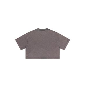 Wholesale High Quality 100% Cotton Black Acid-Washed T-Shirt Custom Logo Heavy <b>Weight</b> Oversized Off Shoulder <b>Blank</b> Men'S T-Shirt - Product Image 4