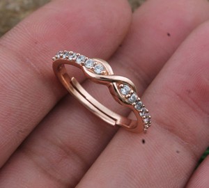 925 Sterling <b>Silver</b> Bezel Setting <b>Ring</b> CZ Brilliant Cut Handmade Classic Boho Dainty <b>Solitaire</b> Certified Jaipur Wedding Party - Product Image 4