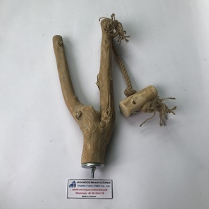 JAVAWOOD MANUFACTURER ของเล่นไม้ธรรมชาติสำหรับสุนัขพร้อมเชือก ผลิตในเวียดนาม ของเล่นแทะสำหรับสัตว์เลี้ยงในร่มที่ทนทาน - Product Image 2