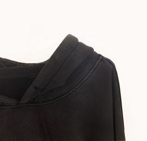 Sweat-shirt d'hiver unisexe en molleton épais 100 % coton, délavé à l'acide, teint uni, respirant, séchage rapide, brodé, personnalisable, couleur unie - Product Image 4