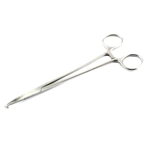 Pinzas Negus Gall Curvas de 19 cm, Instrumentos Quirúrgicos Manuales de Acero Inoxidable de Alta Calidad, Pinzas para Arterias, Pinzas para Amígdalas, CE - Product Image 6