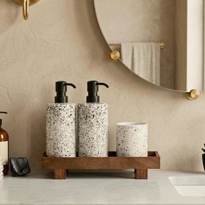Wooden Tray: Walnut Wood Organizer Tray for Bathroom <b>Kitchen</b> Counter Coffee <b>Table</b> Display Japanese Wabi Sabi Decor - Product Image 5
