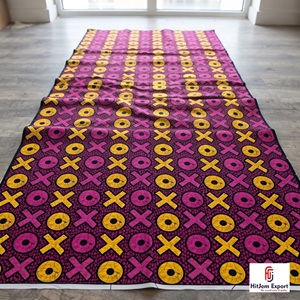 Tissu en coton imprimé africain de qualité supérieure en gros, fabrication OEM ODM, fournisseur et exportateur de textiles sur mesure - Product Image 1