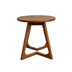 Solid Teak Premium Modern Wholesale Helix <b>Coffee</b> <b>Table</b> <b>Walnut</b> Finish Living Room Furniture for Living Room Cafe Hospitality Use - Product Image 2