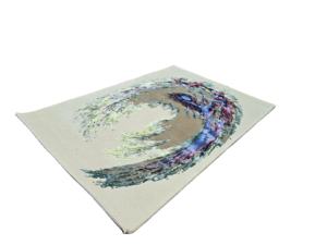 100% touffeté à la main personnalisé moderne luxe motif floral 1 pièce Fine coton boucle coupe écologique tapis amical pour animaux de compagnie pour - Product Image 3