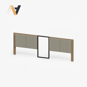 Juego de Muebles de Dormitorio Minimalista Moderno, Diseño Modular de Almacenamiento, Acabado en Chapa de MDF/HPL/LPL, de Fábrica en Vietnam - Product Image 2