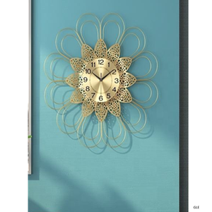 Modern Minimalist Metal <b>Wall</b> <b>Clock</b> Luxury Decorative Round Design for Living Room Bedroom Home Hotel Office Decoration - Product Image 1