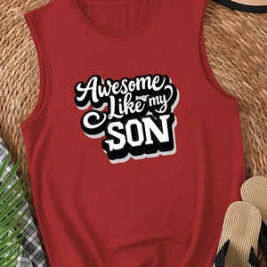 Awesome Like my SON Chaleco casual para mujer - Product Image 2