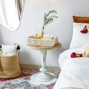 Juego de 1 Cesta de Almacenamiento de Macramé de Lujo con Asas, Organizadores de Almacenamiento de Cuerda Multiusos de Estilo Bohemio para Decoración del Hogar - Product Image 5
