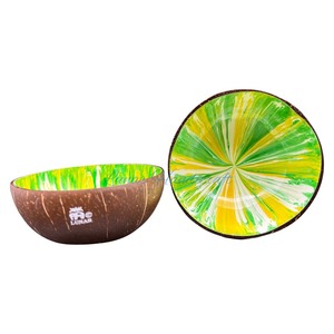 Cuenco de coco lacado de nuevo estilo artesanal de Vietnam colorido con patrón de lujo al mejor precio excelente elección - Product Image 2