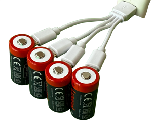 แบตเตอรี่ลิเธียมแบบชาร์จได้ 3V ICR123A ที่ใช้งานได้ยาวนาน สำหรับไฟฉาย กล้องฟิล์ม เซ็นเซอร์ตรวจจับความเคลื่อนไหว และกุญแจอิเล็กทรอนิกส์ - Product Image 5
