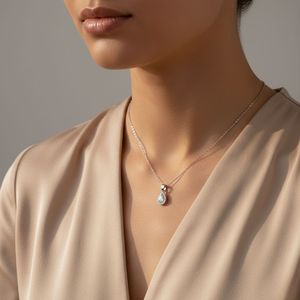 ต่างหูแบบติดหูทรงกลมประดับเพชร 1.00 กะรัต - Product Image 6