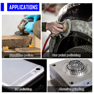 100 pz/scatola 5 pollici disco di sabbia verde 125mm gancio e anello rotondo carta vetrata abrasiva per auto verniciatura del legno - Product Image 6