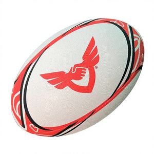 Ballon de rugby de qualité supérieure de marque personnalisée entièrement cousu à la main avec une adhérence durable pour un usage professionnel - Product Image 1
