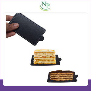 Tabla para pasteles de forma rectangular, altamente duradera, ecológica y de calidad alimentaria, disponible en color negro, de un vendedor indio. - Product Image 4